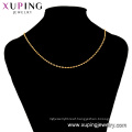 44231 Wholesale high quality gold plated stock copper alloy fashion chain necklace